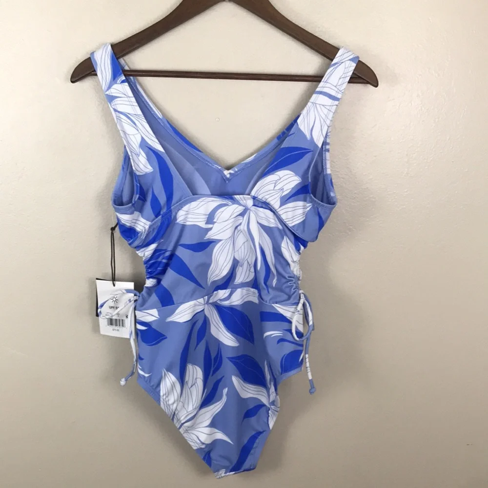 S3 Swim Women's One Piece Tropical‎ Print Swimsuit. Size Small